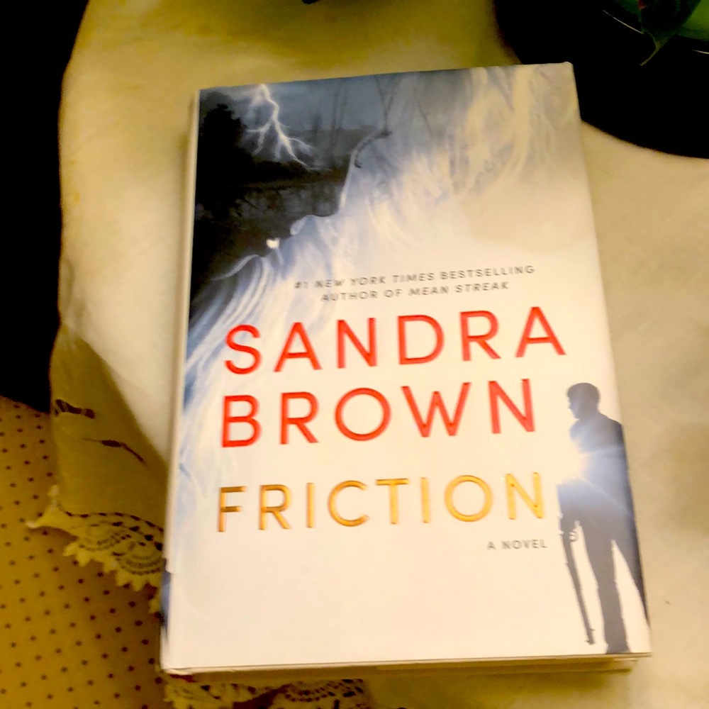 FRICTION BY SANDRA BROWN - HARD COVER -410 pages - #218